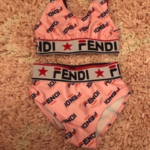 FF pink bikini 1-3 yr